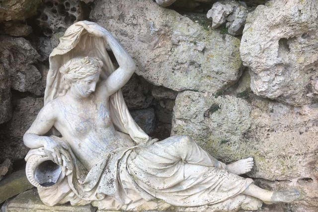 The statue of Sabrina has since been cleaned (National Trust/PA)