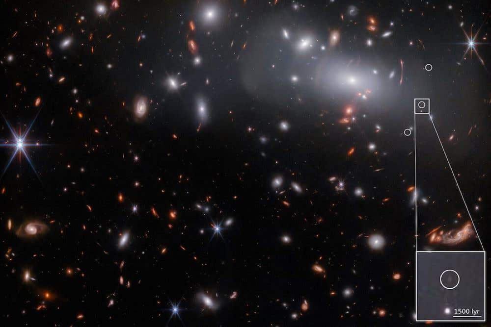 Researchers have discovered a tiny galaxy with big star power (ESA/Webb/Nasa/CSA/P Kelly)