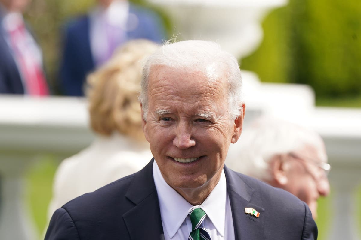 Joe Biden welcomed to Irish parliament as &lsquo;one of us&rsquo;