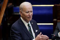 Joe Biden hails US-Irish relationship in historic parliamentary address