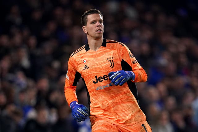 Wojciech Szczesny came off during Juventus’ Champions League tie against Sporting complaining about chest pains (Adam Davy/PA)