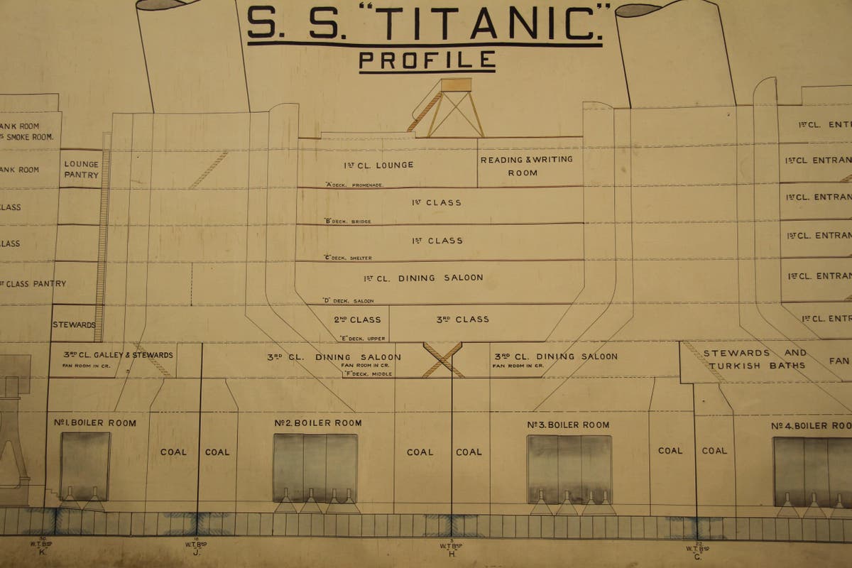 Plan of Titanic tipped to sell for &pound;200,000