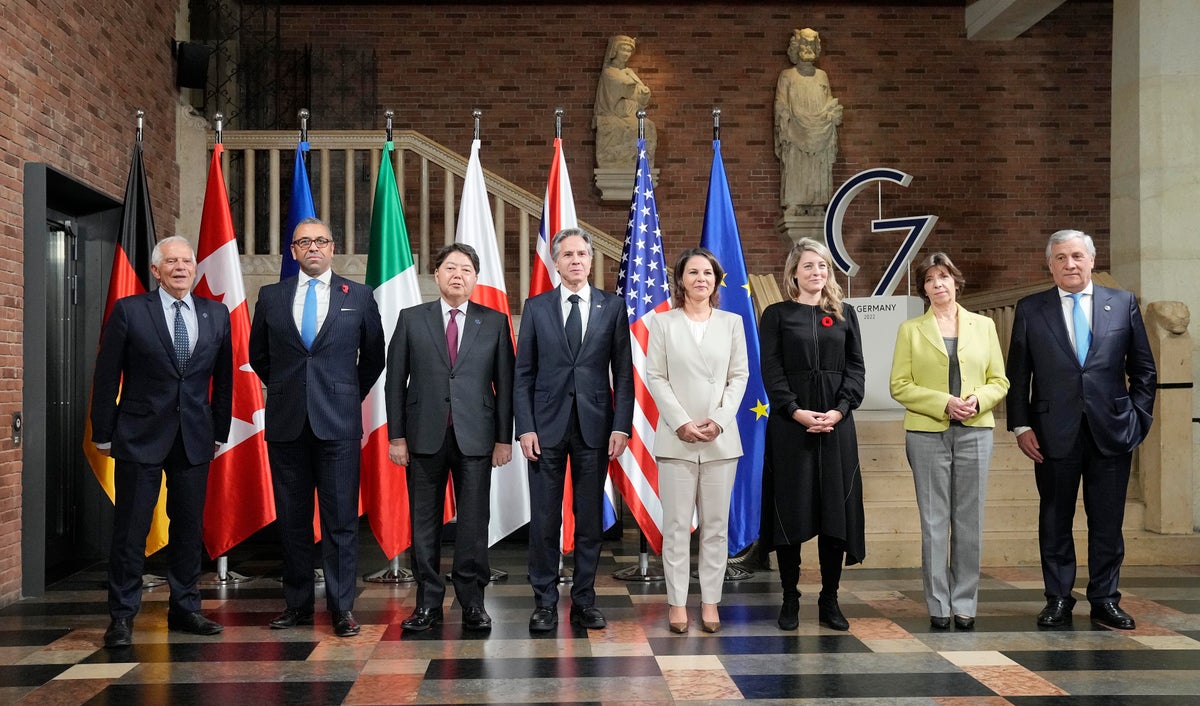 G7 diplomats to grapple with Ukraine, China, N. Korea crises