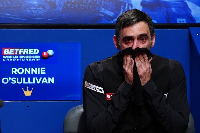 Ronnie O’Sullivan is back to defend his title (Zac Goodwin/PA)