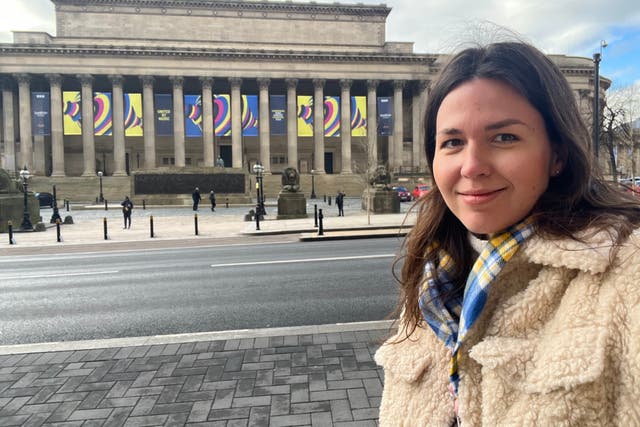 Maria Romanenko, 30, is planning to run free walking tours of Liverpool in her country’s language, ahead of the Eurovision song contest finals in the city (Maria Romanenko)