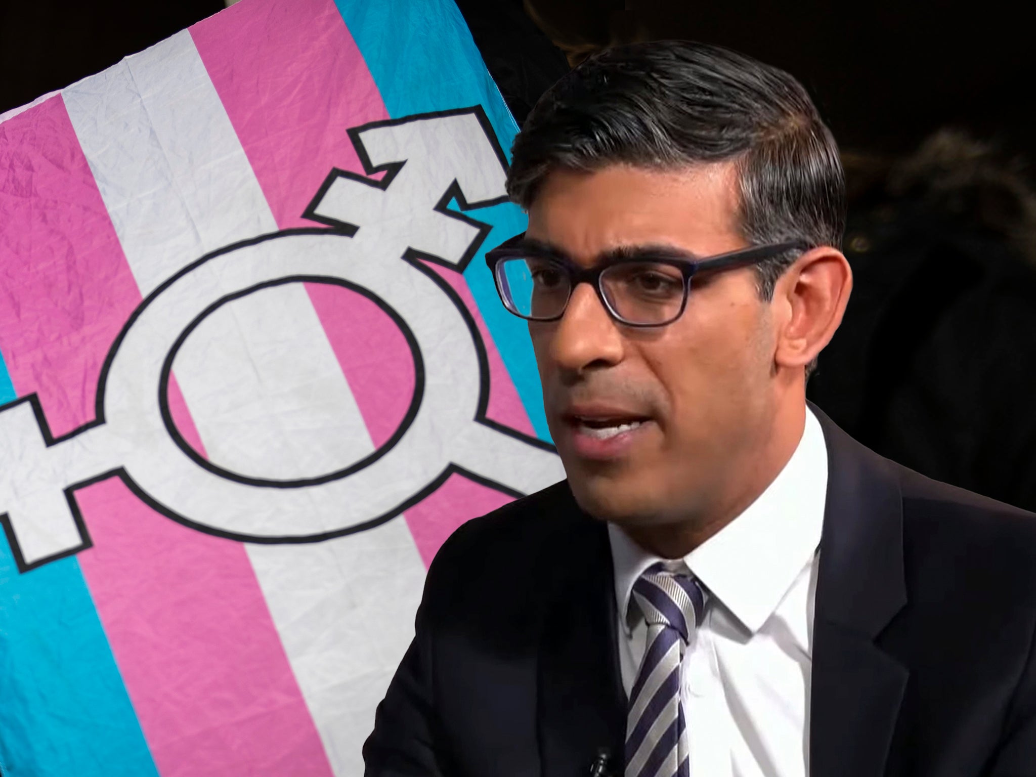 Rishi Sunak waded into a row over gender identity
