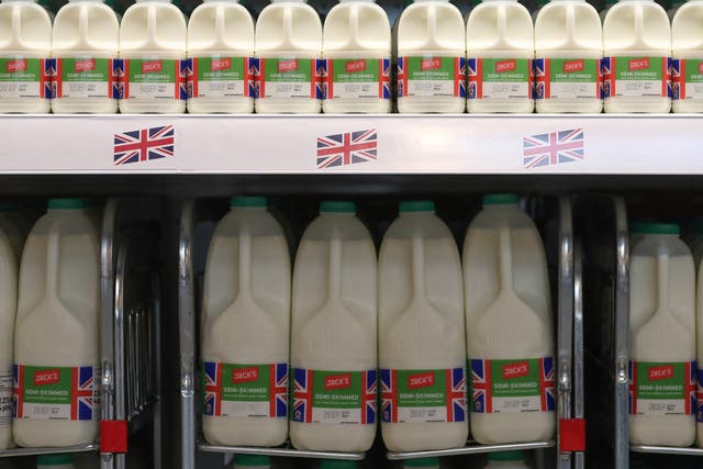 <p>The price of a pint of milk has been cut from 95p to 90p</p>