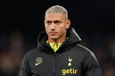 Cristian Stellini urges Richarlison to learn from injury-hit season at Spurs