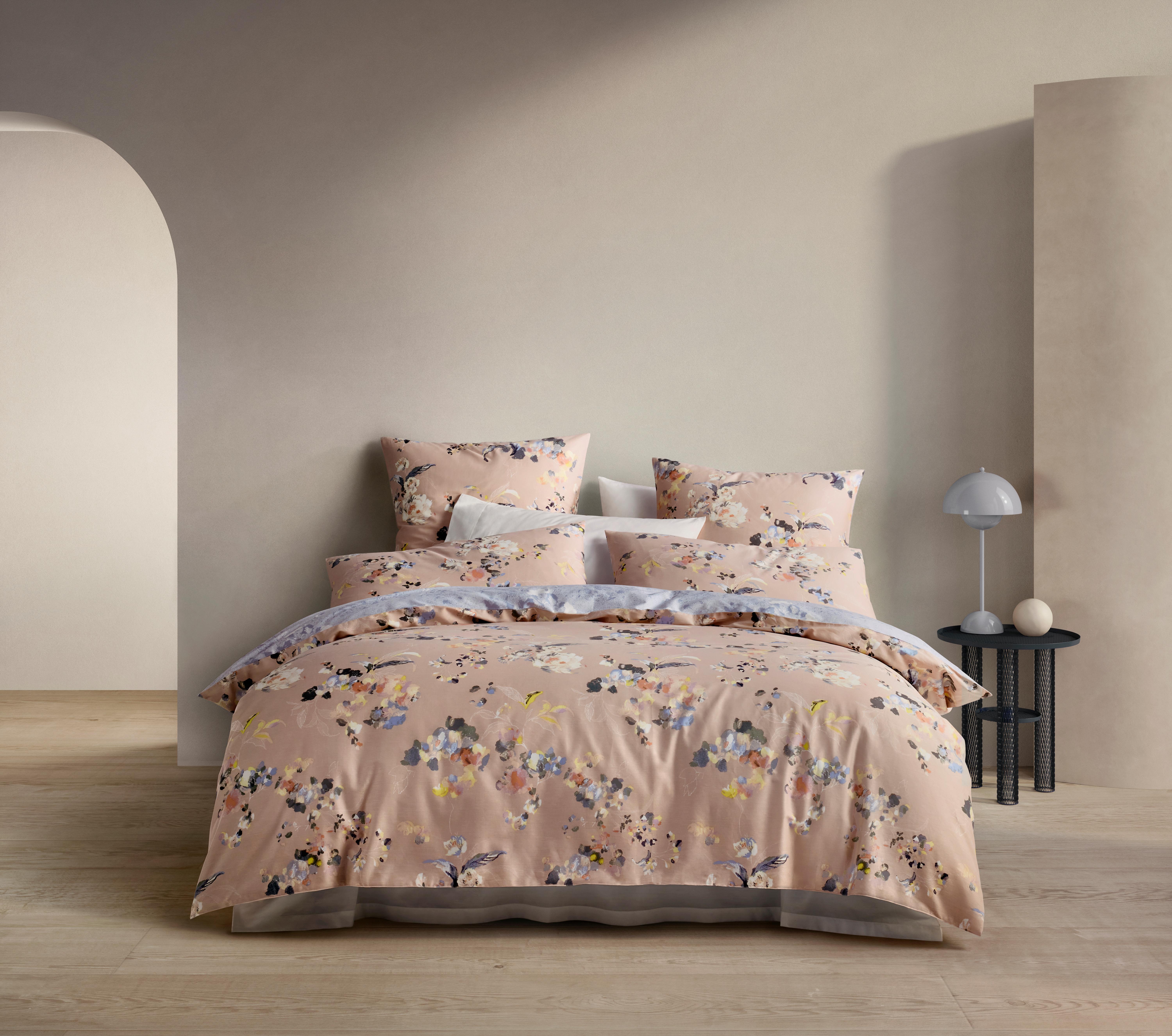 Full bloom: Sheridan’s Asmara duvet set in Rosewater