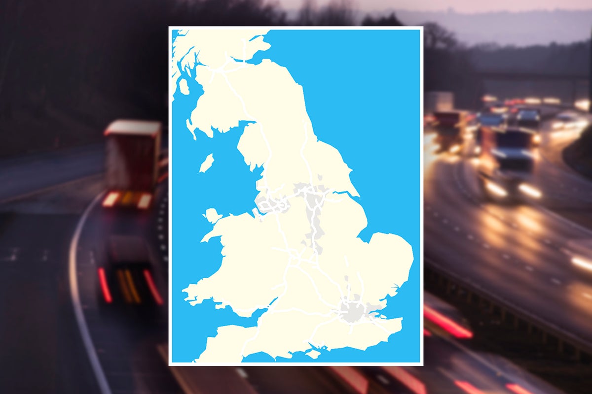 Mapped: UK roads where cars are allowed to drive themselves with Ford ...