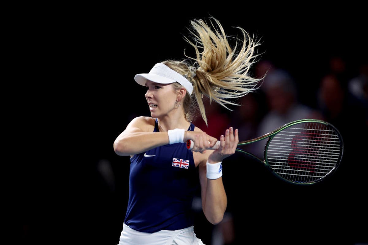 Katie Boulter falls short as Great Britain lose Billie Jean King Cup