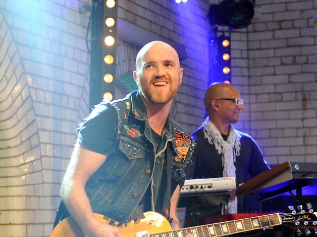 <p>Mark Sheehan from The Script</p>