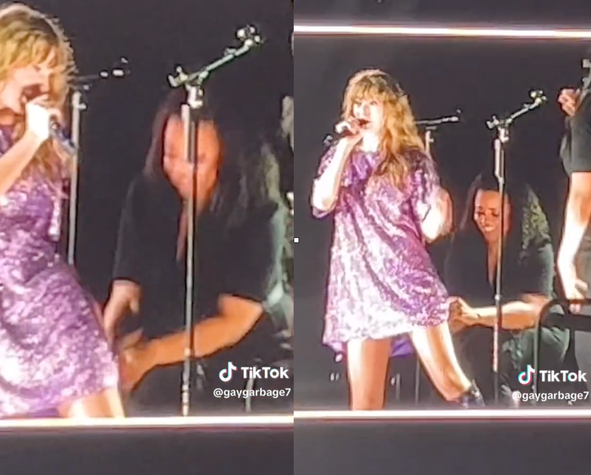 Fans praise Taylor Swift for how she handled wardrobe malfunction during concert
