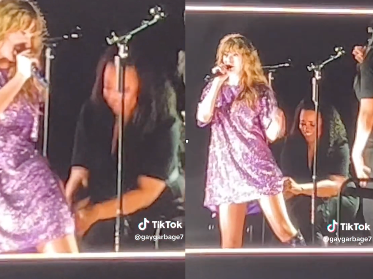 Taylor Swift praised for 'smooth' handling of wardrobe malfunction during live show | The Independent Taylor Swift praised for 'smooth' handling of wardrobe malfunction during live show | The Independent