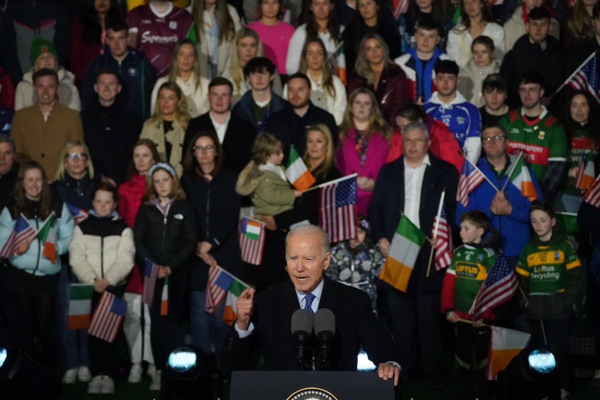 Biden declares US and Ireland &lsquo;united by history&rsquo; as he ends island tour