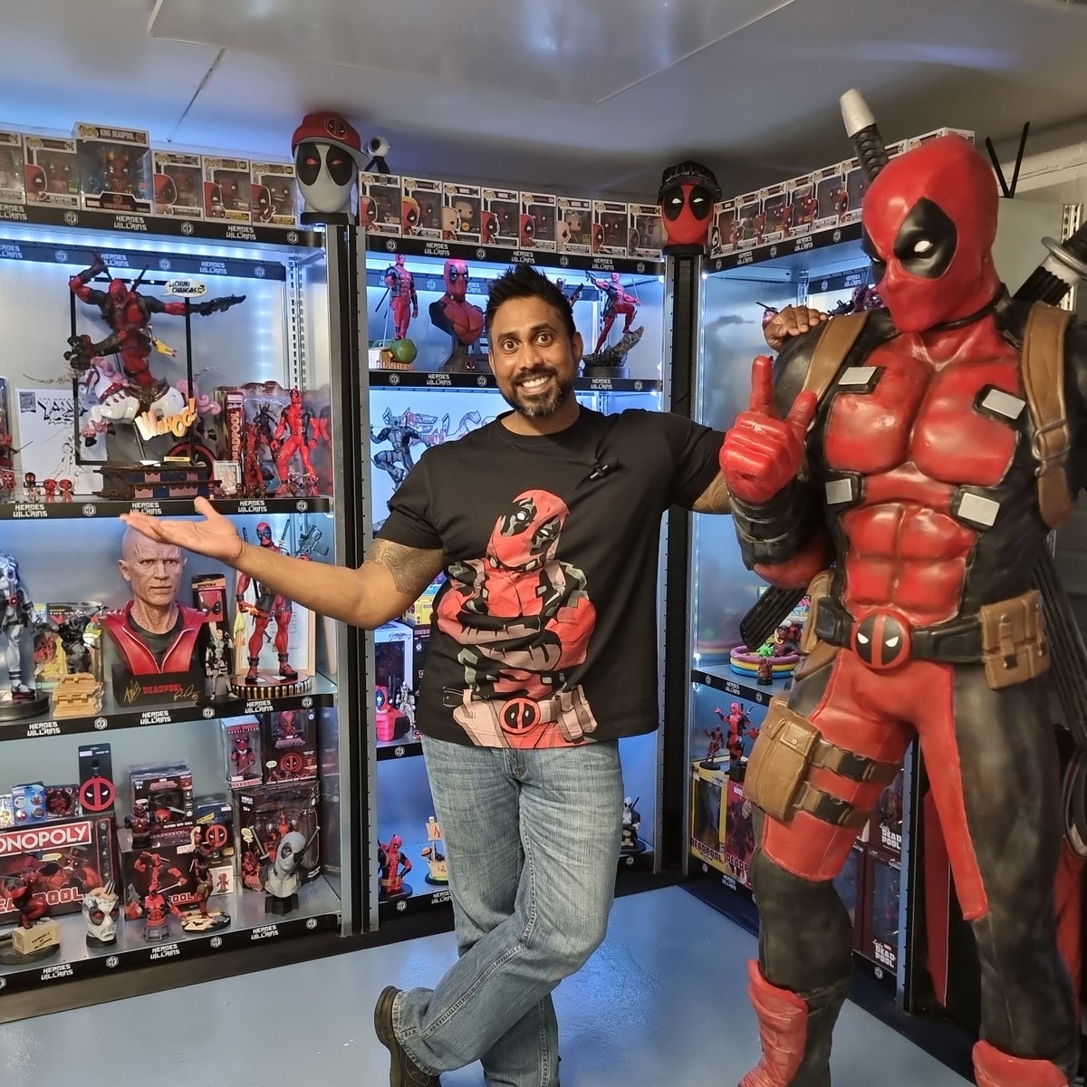 World record holder achieves 'lifelong dream' with most Deadpool  memorabilia