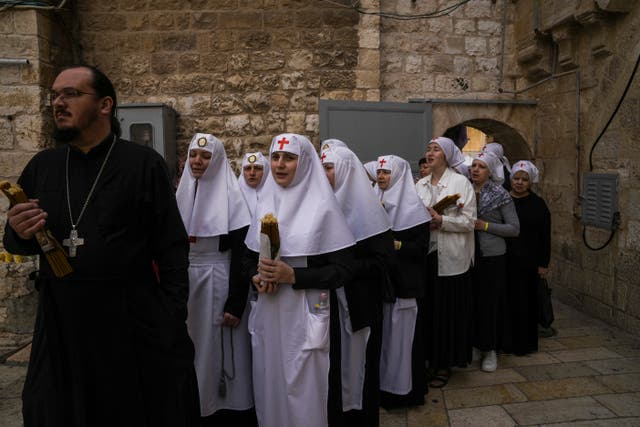 Israel Palestinians Orthodox Easter