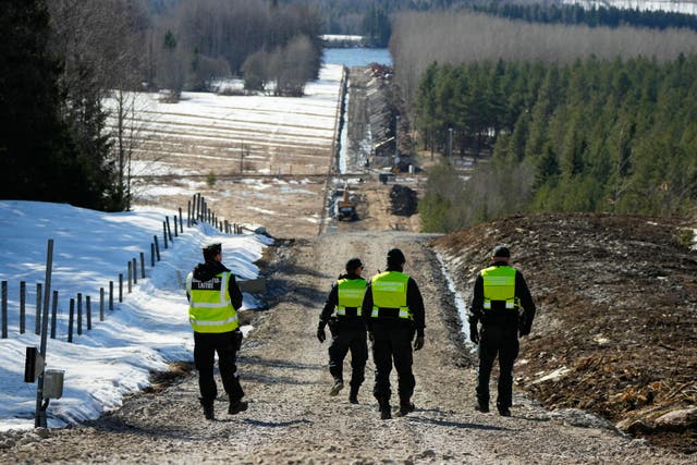 Finland Russia Border Fence