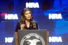 South Dakota governor ‘reassures’ NRA that her granddaughter, 2, ‘already’ has multiple guns