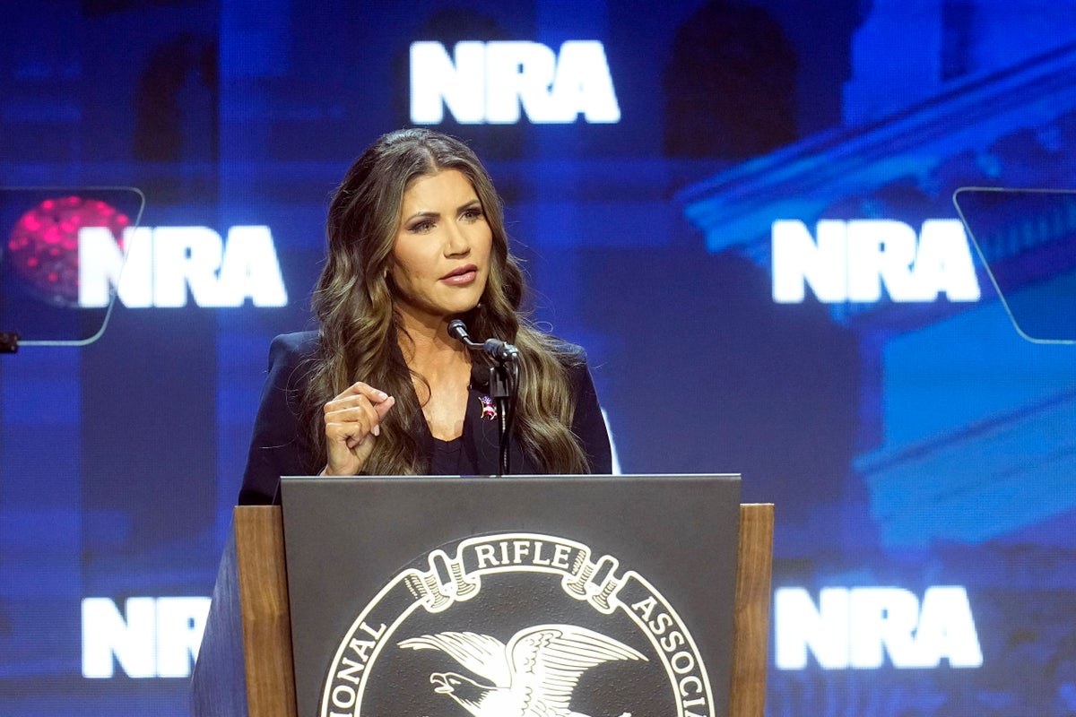 Governor Kristi Noem ‘reassures’ NRA crowd that her 2-year-old granddaughter ‘already’ has multiple guns