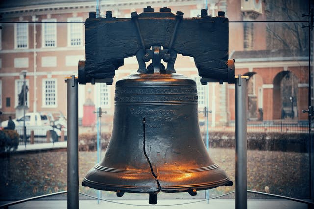 <p>For whom the bell tolls: Philly’s main tourist attraction, the Liberty Bell</p>