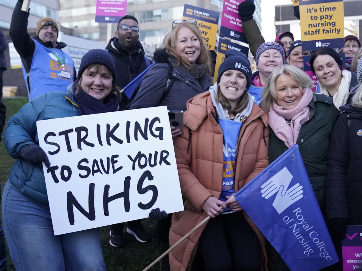 Nurses’ walk outs could last until Christmas as union plans ‘mega strike’