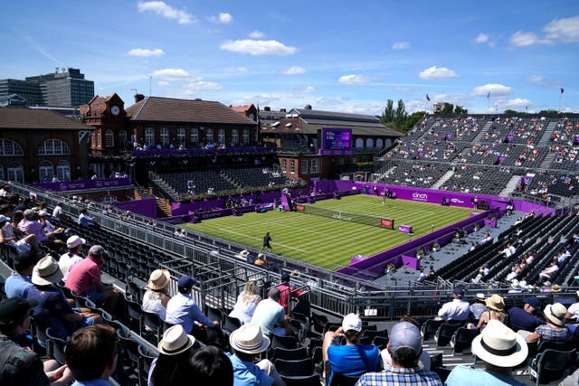 Banning Russian and Belarusian players from Queen’s Club and other tournaments came at a cost (John Walton/PA)