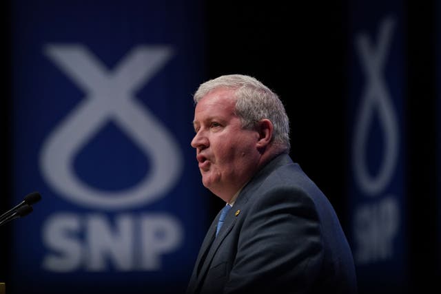 Ian Blackford said the party’s finances are in ‘robust health’ (Andrew Milligan/PA)