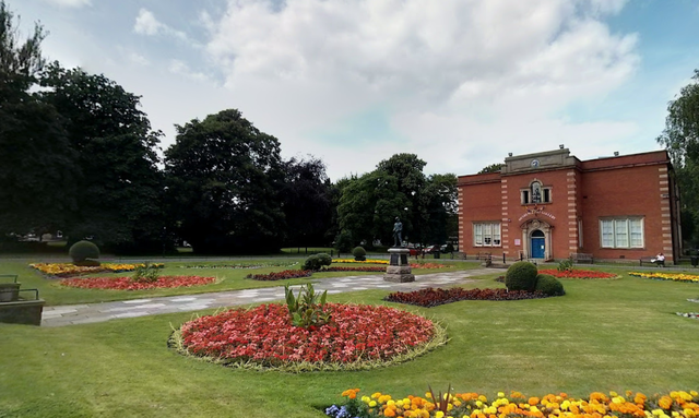 <p>Riversley Park in Nuneaton, Warwickshire, where one of the victims was raped on Saturday, 15 April after being approached outside McDonald's</p>