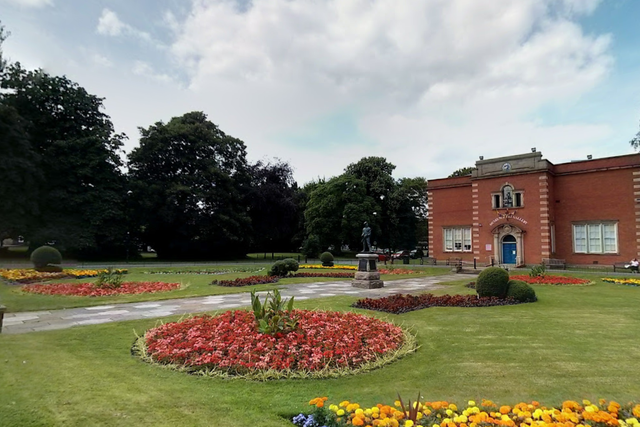 <p>Riversley Park in Nuneaton, Warwickshire, where one of the victims was raped on Saturday, 15 April after being approached outside McDonald's</p>
