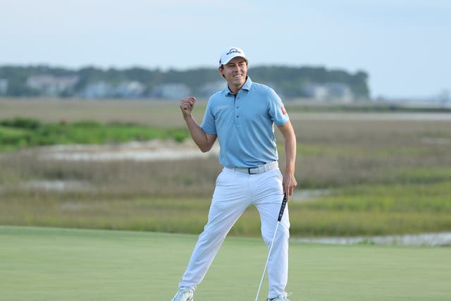 <p>Matt Fitzpatrick added a major PGA Tour crown to last year’s US Open win </p>