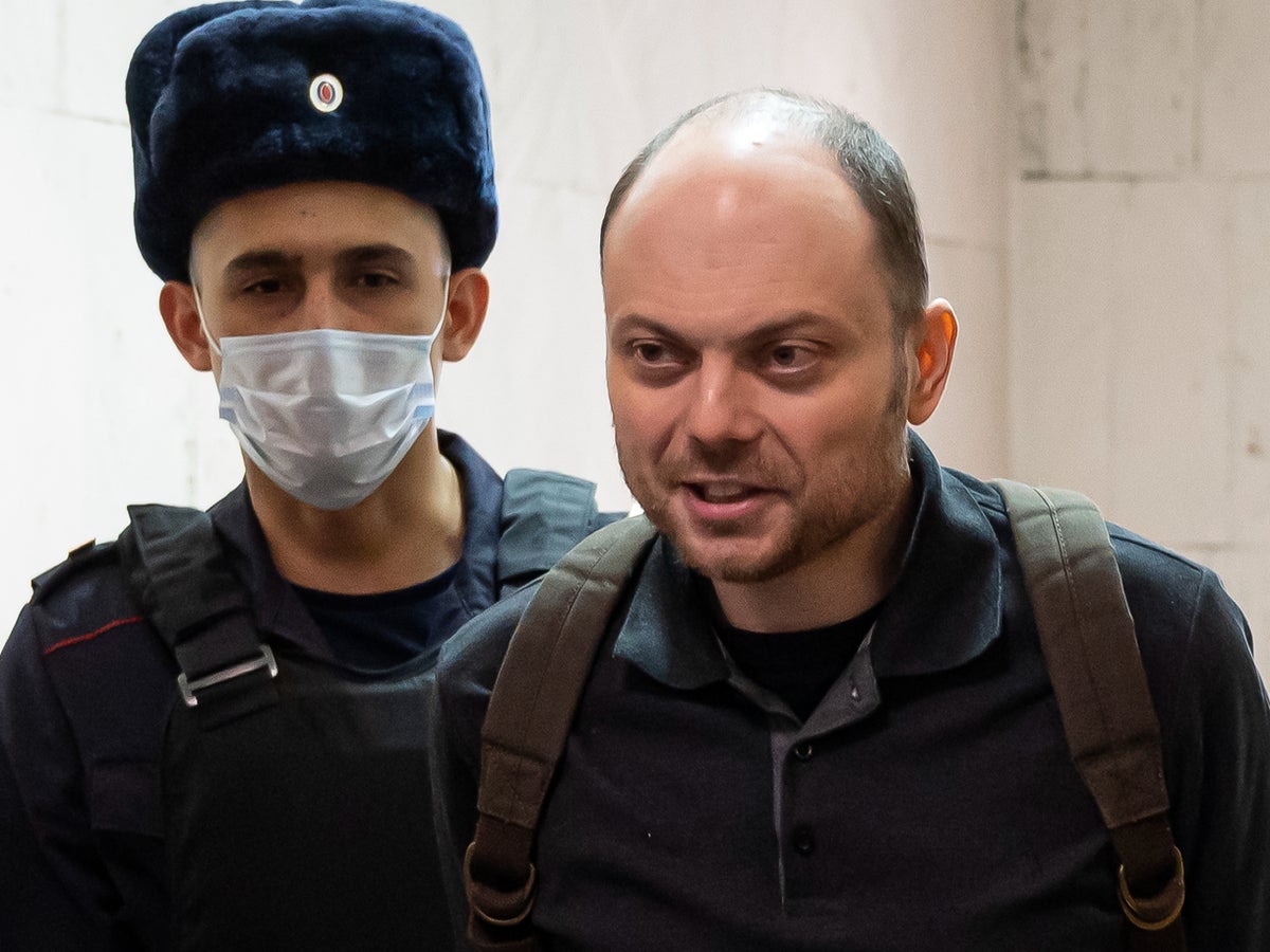 Ukraine war – live: Putin critic jailed for treason Vladimir Kara-Murza says ‘Russia will be free’