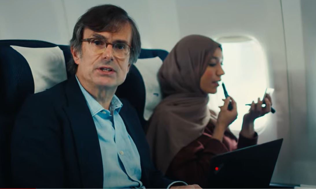 Robert Peston features in the new British Airways safety video