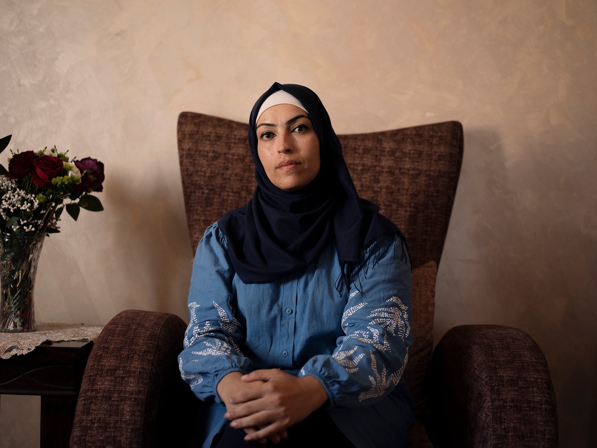 Hiba Balawi, 32, says she was exploited in the private sector ‘but my husband gave me the strength to leave and develop myself and my career’