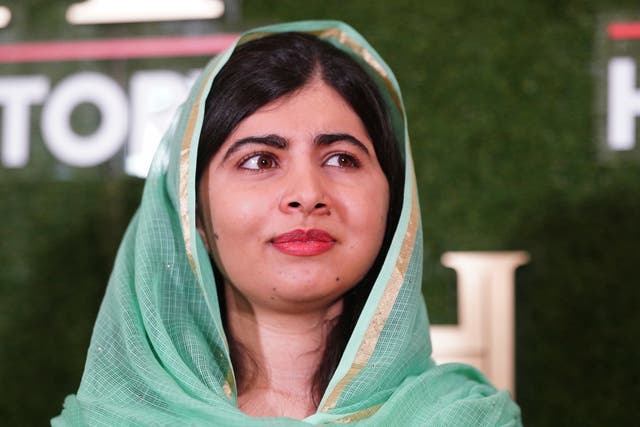 <p>Malala Yousafzai has previously called on authorities to ‘step forward more boldly’ in their backing for Afghan women now forced to live under the Taliban</p>
