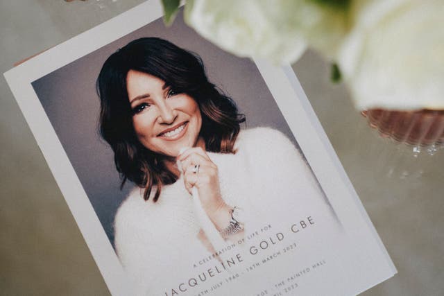 Jacqueline Gold – Celebration of Life (Alex Rory Jacobs/PA)