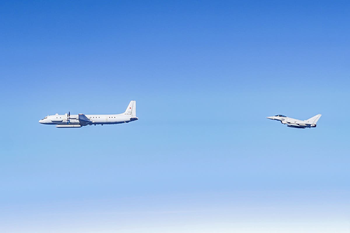 RAF intercepts three Russian jets flying near Nato airspace