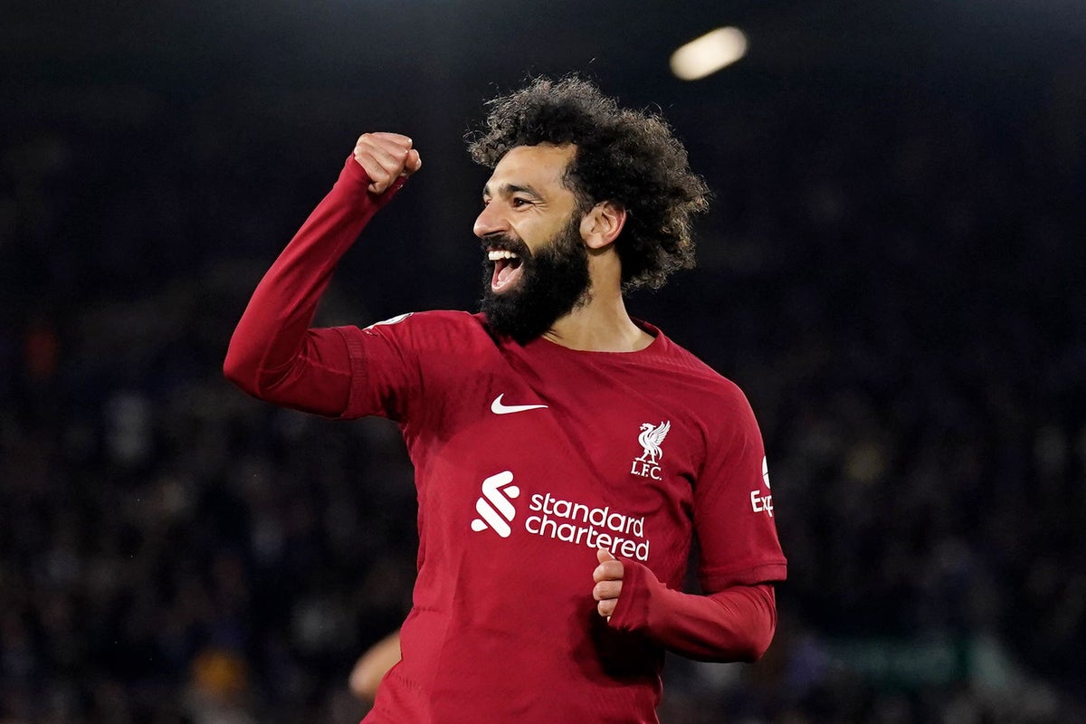 Mohamed Salah and Diogo Jota both score twice as Liverpool thump Leeds