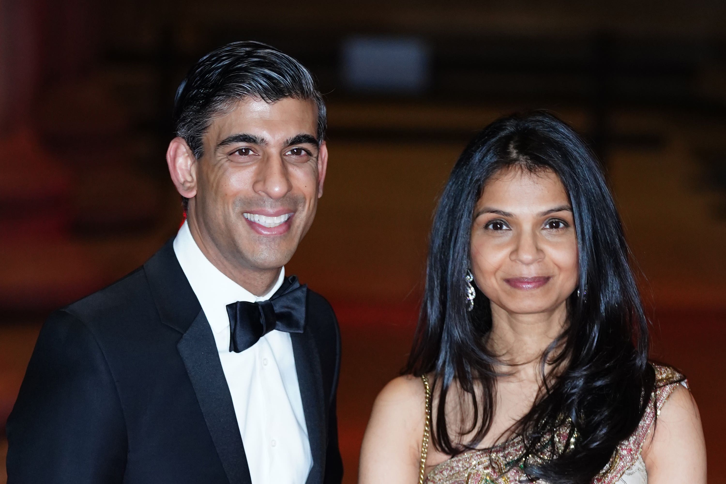 Rishi Sunak was at the centre of a row over the shares his wife Akshata Murty had childcare agency Koru Kids (Ian West/PA)