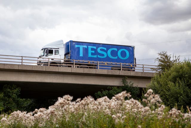 <p>Tesco recently became the first chain to use electric delivery lorries in a bid to make their delivery system more eco-friendly</p>