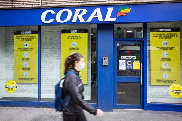 A Coral betting shop in central London (Matt Alexander/PA)
