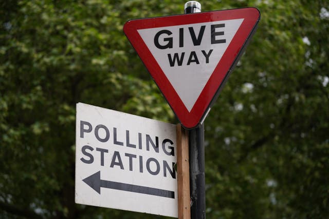 Applications to vote in next month’s local elections jumped sharply on Monday – the last day people were able to register (Yui Mok/PA)