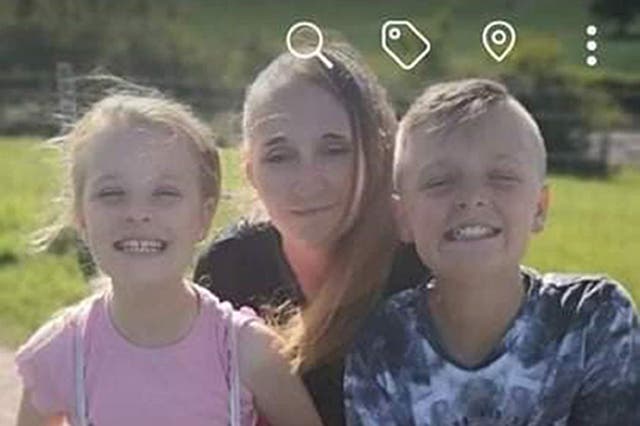 Terri Harris (centre), Lacey Bennett and John Bennett were killed along with Connie Gent in Chandos Crescent, Killamarsh (Derbyshire Police/PA)