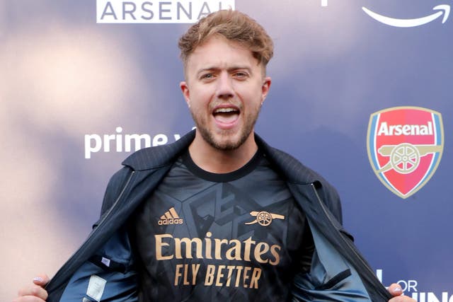 <p>Roman Kemp attends the "All Or Nothing: Arsenal" Global Premiere at Islington Assembly Hall on August 02, 2022</p>