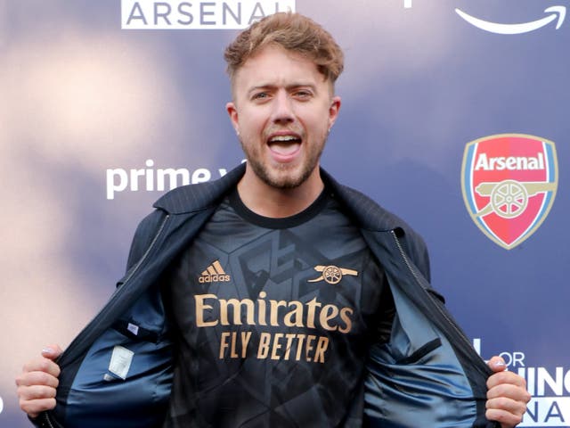 <p>Roman Kemp attends the "All Or Nothing: Arsenal" Global Premiere at Islington Assembly Hall on August 02, 2022</p>