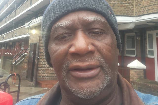 <p>Delroy Foster has been denied support from the Home Office despite its own guidance to help returning Windrush victims </p>