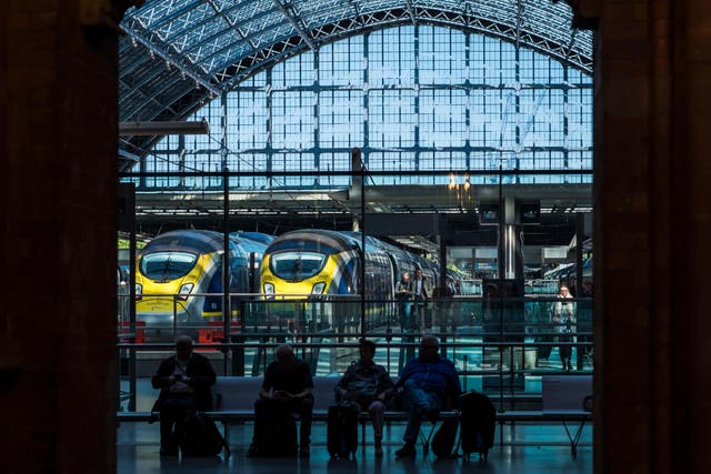 The Eurostar terminal at St Pancras station, London (Brian Anthony/Alamy/PA)