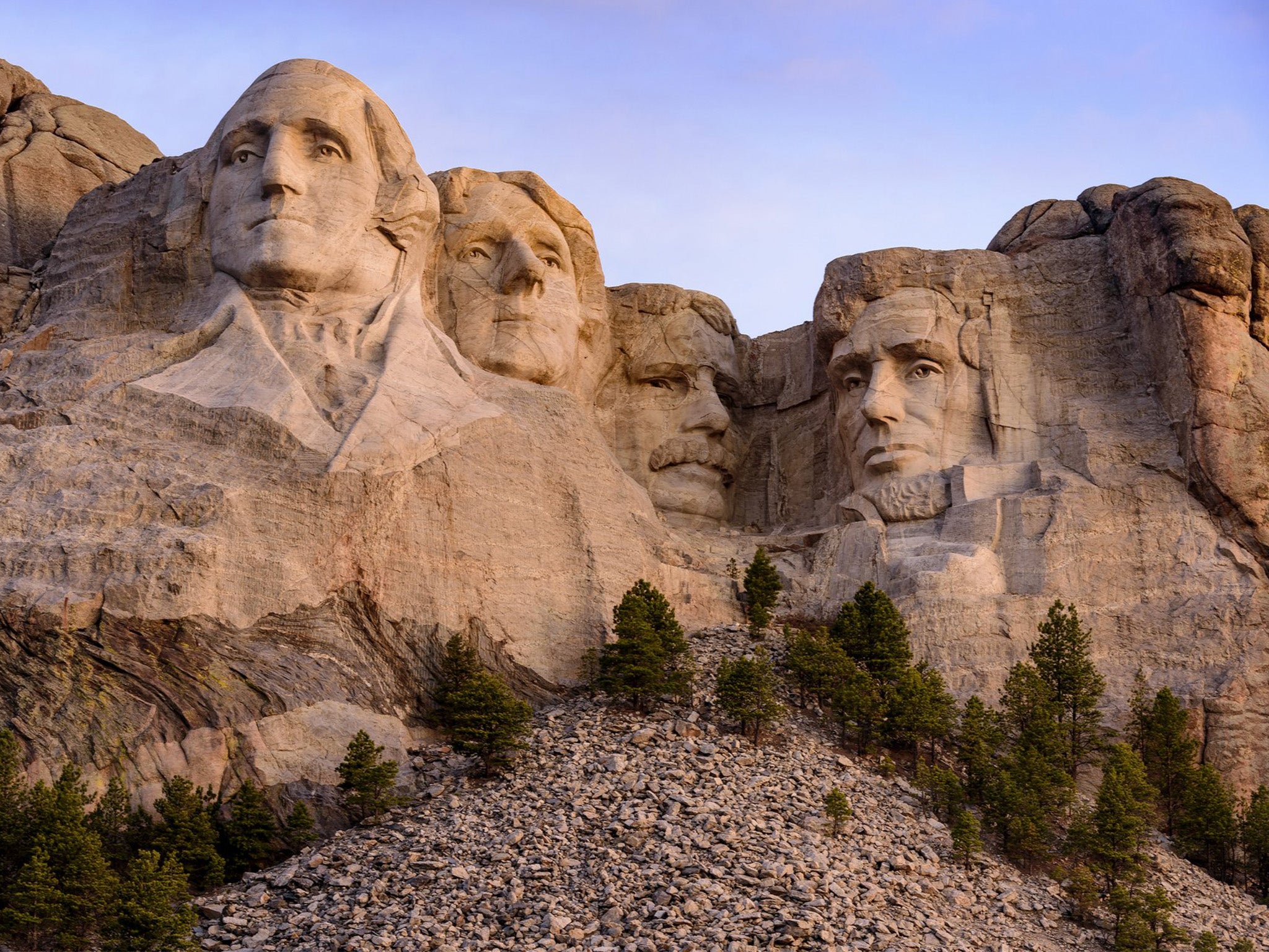 Mount Rushmore is an imposing sight
