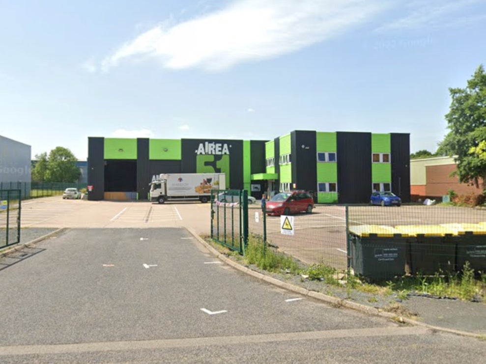 The child became unwell at Airea51, an indoor adventure park, in Telford, Shropshire
