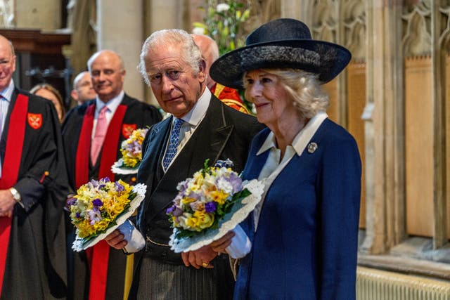 The King and the Queen Consort (Charlotte Graham/Daily Telegraph/PA)